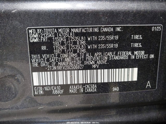 Toyota Rav4 Limited 2025 2T3N1RFV2SC506827 Image 11