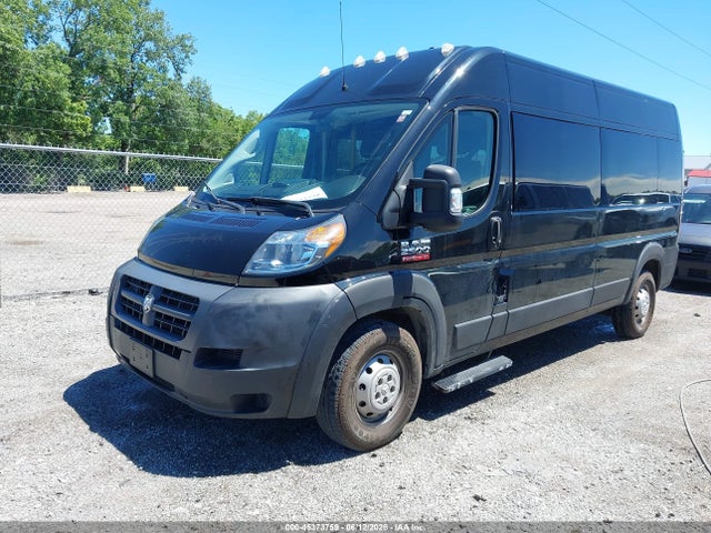 45373759 :رقم المزاد ، 3C6TRVPG1KE566138 vin ، 2019 Ram Promaster 2500 Window Van High Roof 159 Wb مزاد بيع