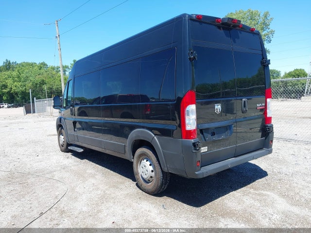 45373759 :رقم المزاد ، 3C6TRVPG1KE566138 vin ، 2019 Ram Promaster 2500 Window Van High Roof 159 Wb مزاد بيع