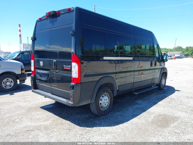 45373759 :رقم المزاد ، 3C6TRVPG1KE566138 vin ، 2019 Ram Promaster 2500 Window Van High Roof 159 Wb مزاد بيع
