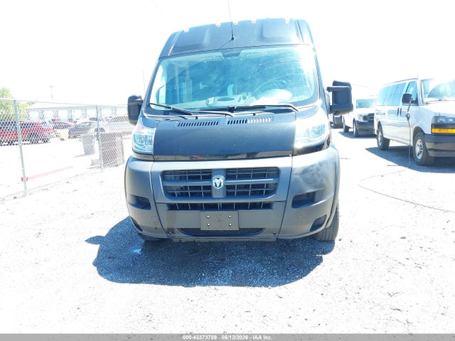 45373759 :رقم المزاد ، 3C6TRVPG1KE566138 vin ، 2019 Ram Promaster 2500 Window Van High Roof 159 Wb مزاد بيع