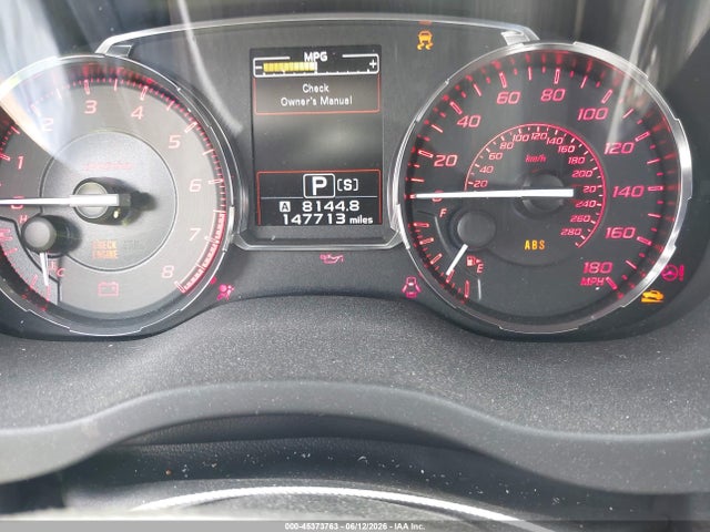 Продажа на аукционе авто 2017 Subaru Wrx Limited, vin: JF1VA1J6XH8838504, номер лота: 45373763