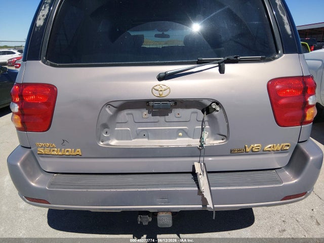 2002 Toyota Sequoia Limited V8 მანქანა იყიდება აუქციონზე, vin: 5TDBT48AX2S109344, აუქციონის ნომერი: 45373774
