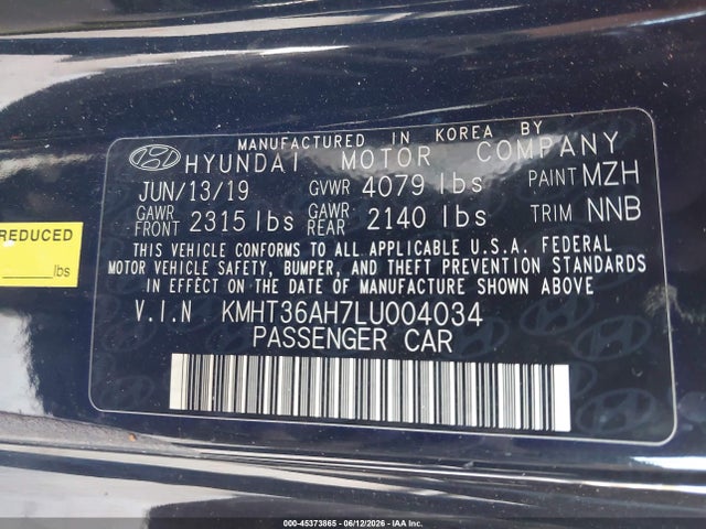 Hyundai VELOSTER N 2020 KMHT36AH7LU004034 Image 9