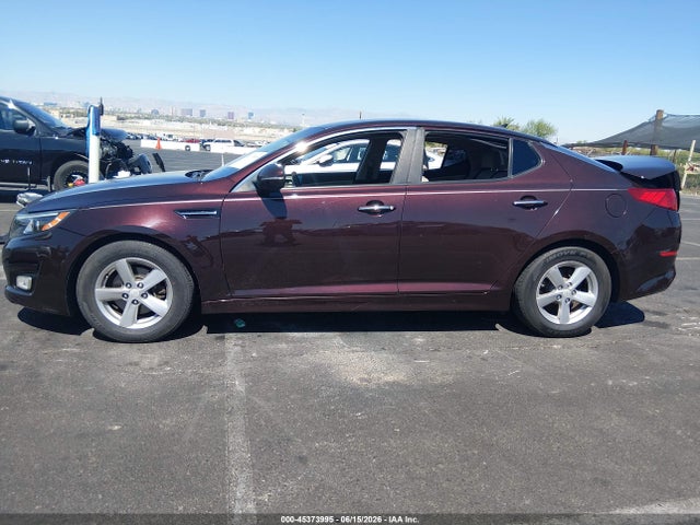 2015 Kia Optima Lx მანქანა იყიდება აუქციონზე, vin: 5XXGM4A76FG386355, აუქციონის ნომერი: 45373995