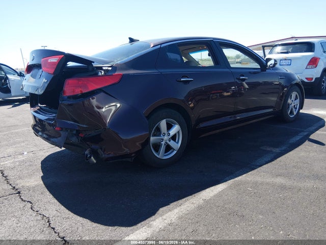 2015 Kia Optima Lx მანქანა იყიდება აუქციონზე, vin: 5XXGM4A76FG386355, აუქციონის ნომერი: 45373995
