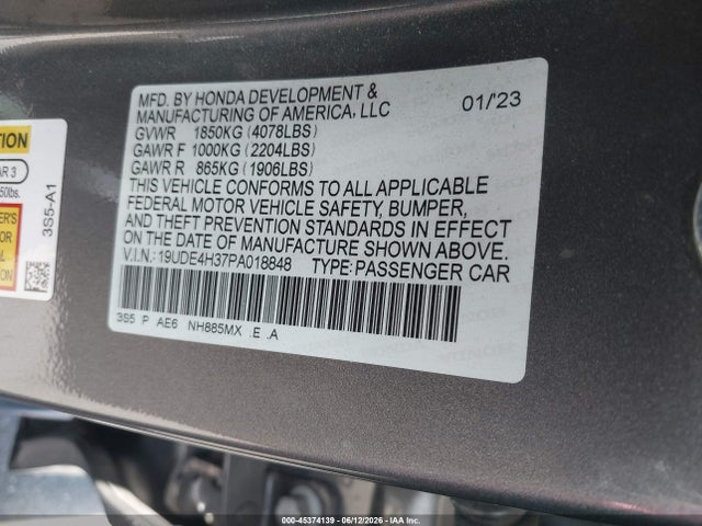 Acura Integra A-spec 2023 19UDE4H37PA018848 Image 9
