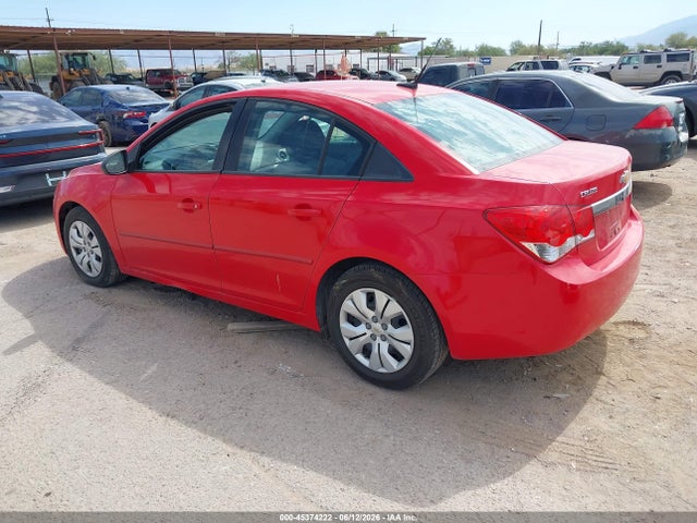 Продажа на аукционе авто 2014 Chevrolet Cruze Ls Auto, vin: 1G1PA5SG0E7279461, номер лота: 45374222