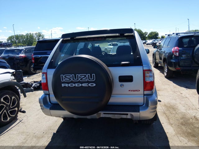 2000 Isuzu Rodeo S/ls/lse მანქანა იყიდება აუქციონზე, vin: 452DM58W2Y4326953, აუქციონის ნომერი: 45374235