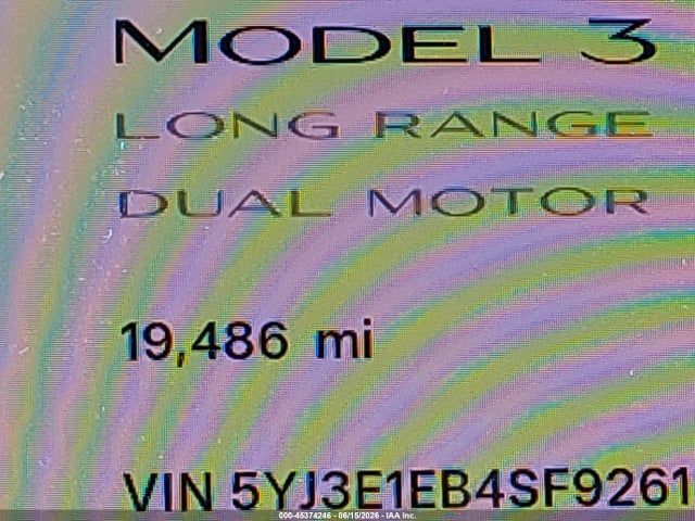 Tesla Model 3 Long Range All-wheel Drive 2025 5YJ3E1EB4SF926145 Image 14