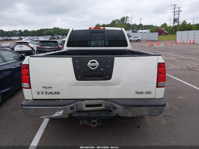 2010 Nissan Titan Se მანქანა იყიდება აუქციონზე, vin: 1N6AA0CA1AN313047, აუქციონის ნომერი: 45374391