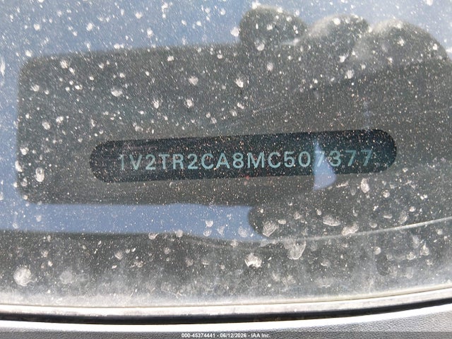 2021 Volkswagen Atlas 3.6l V6 Sel Premium მანქანა იყიდება აუქციონზე, vin: 1V2TR2CA8MC507377, აუქციონის ნომერი: 45374441