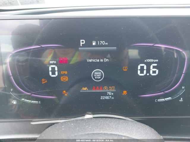 45374449 :رقم المزاد ، 5XYK3CDF7SG288211 vin ، 2025 Kia Sportage Ex مزاد بيع