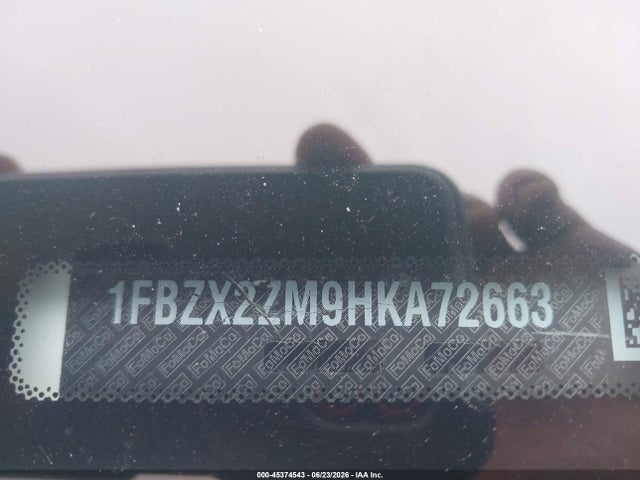 1FBZX2ZM9HKA72663 Ford Transit-350 Xlt
