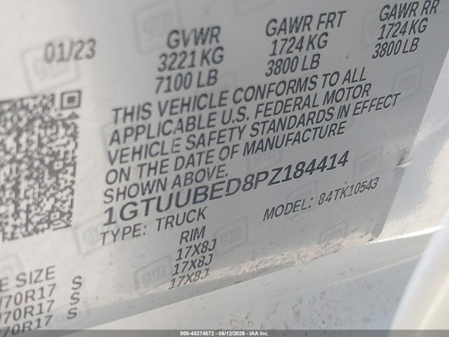 GMC Sierra K1500 Sle 2023 1GTUUBED8PZ184414 Image 9