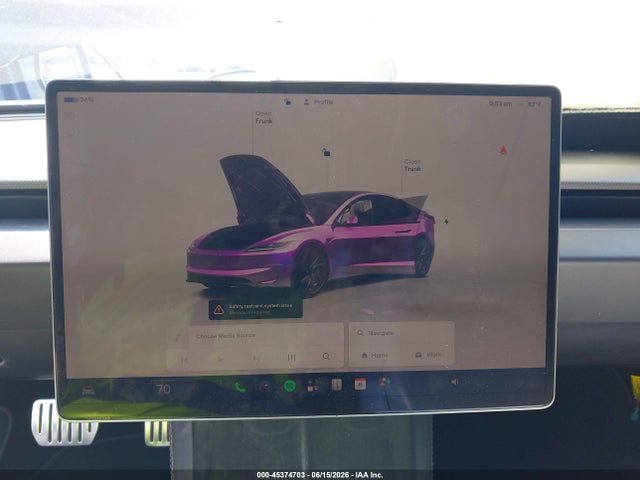 Aukcja sprzedaży 2024 Tesla Model 3 Performance All-wheel Drive, vin: 5YJ3E1ETXRF855116, numer aukcji: 45374703