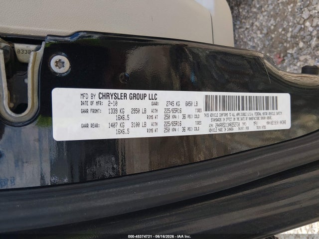 Продажа на аукционе авто 2010 Chrysler Town & Country Touring, vin: 2A4RR5D13AR252730, номер лота: 45374721