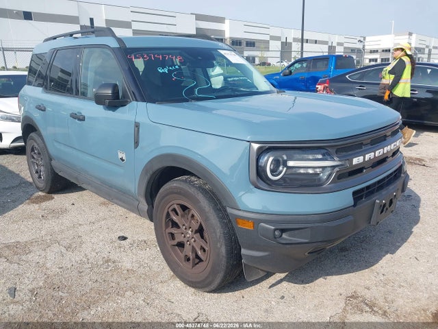 Продажа на аукционе авто 2022 Ford Bronco Sport Big Bend, vin: 3FMCR9B60NRD28076, номер лота: 45374748