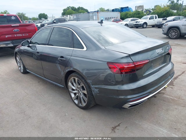 2022 Audi A4 Premium Plus 45 Tfsi S Line Quattro S Tronic მანქანა იყიდება აუქციონზე, vin: WAUEAAF4XNN004793, აუქციონის ნომერი: 45374863