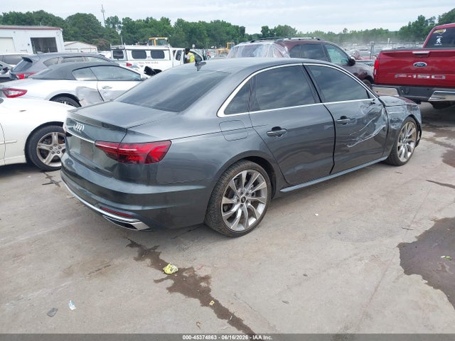 2022 Audi A4 Premium Plus 45 Tfsi S Line Quattro S Tronic მანქანა იყიდება აუქციონზე, vin: WAUEAAF4XNN004793, აუქციონის ნომერი: 45374863