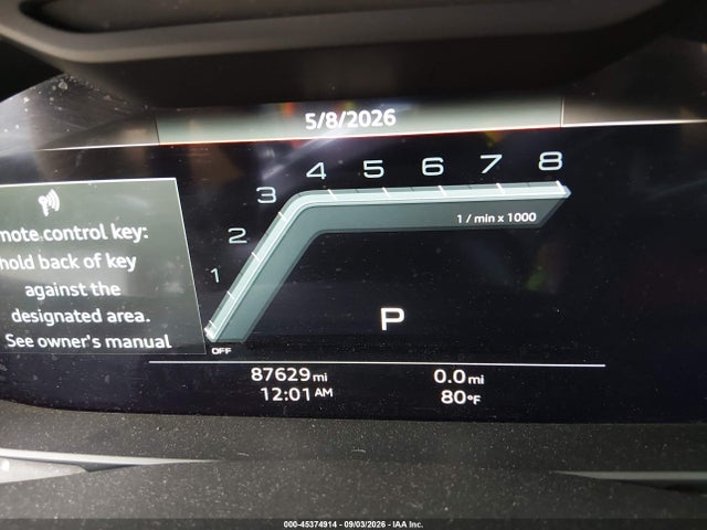 45374914 :رقم المزاد ، NJ4033E vin ، 2021 Audi Sq8 Prestige Tfsi Quattro Tiptronic مزاد بيع