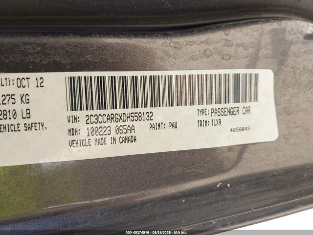 Продаж на аукціоні авто 2013 Chrysler 300 Motown, vin: 2C3CCARGXDH558132, номер лоту: 45374916