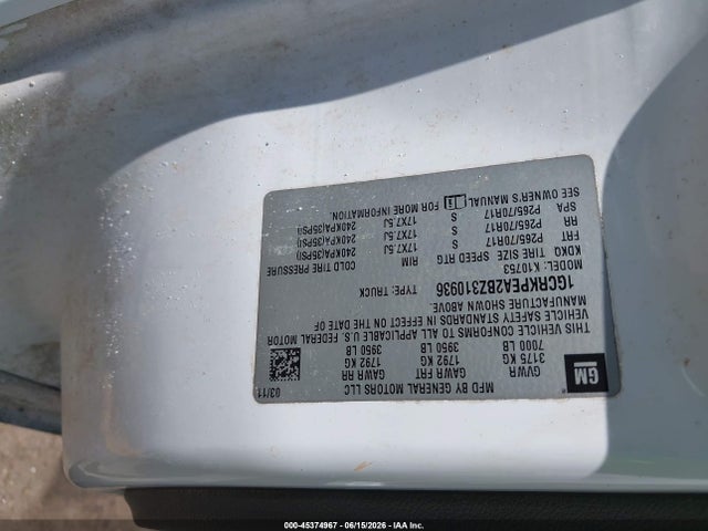 Aukcja sprzedaży 2011 Chevrolet Silverado 1500 Work Truck, vin: 1GCRKPEA2BZ310936, numer aukcji: 45374967