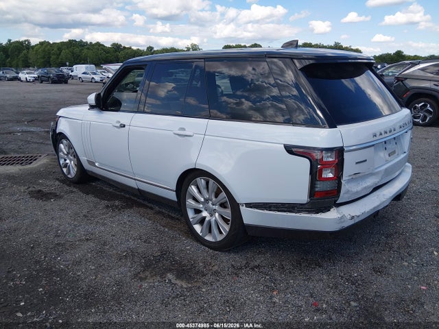 2017 Land Rover Range Rover 5.0l V8 Supercharged მანქანა იყიდება აუქციონზე, vin: SALGS2FE3HA325229, აუქციონის ნომერი: 45374985