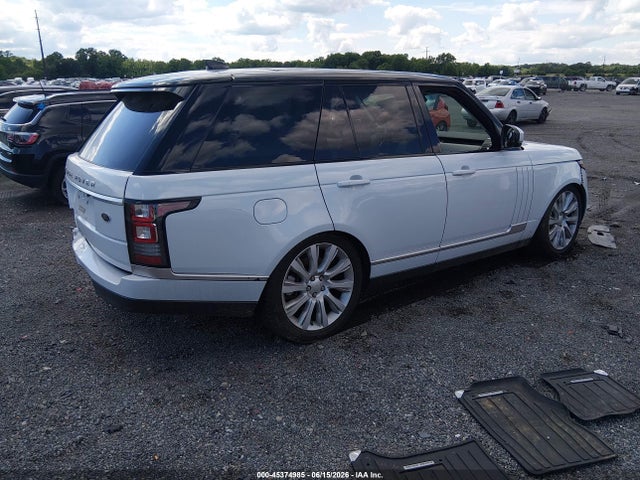 2017 Land Rover Range Rover 5.0l V8 Supercharged მანქანა იყიდება აუქციონზე, vin: SALGS2FE3HA325229, აუქციონის ნომერი: 45374985