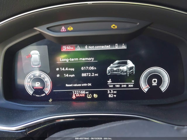Aukcja sprzedaży 2019 Audi Q8 55 Premium, vin: WA1EVAF11KD026593, numer aukcji: 45375042