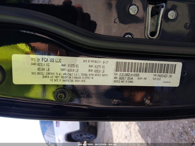 Продаж на аукціоні авто 2018 Chrysler 300 300s, vin: 2C3CCABG2JH142839, номер лоту: 45375050