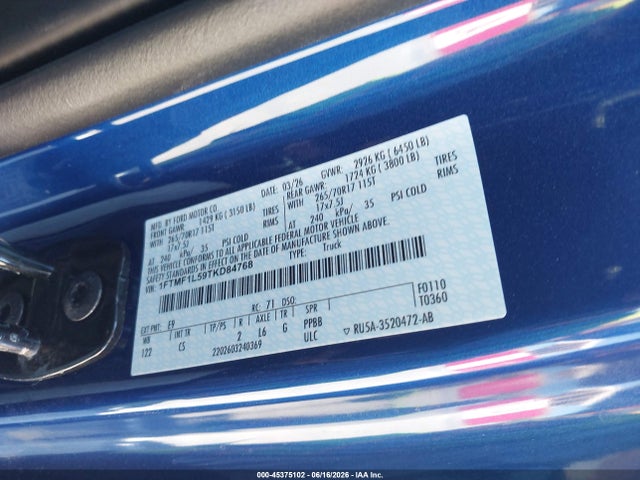 1FTMF1L59TKD84768 Ford F-150 Xl