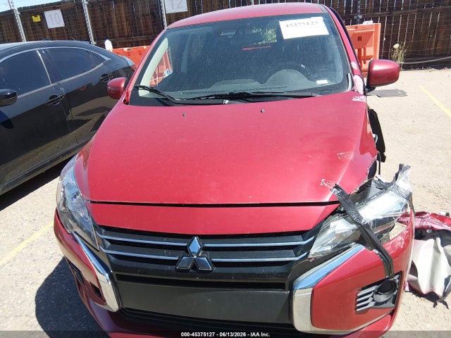 2022 Mitsubishi Mirage Es/le მანქანა იყიდება აუქციონზე, vin: ML32AUHJ8NH008918, აუქციონის ნომერი: 45375127