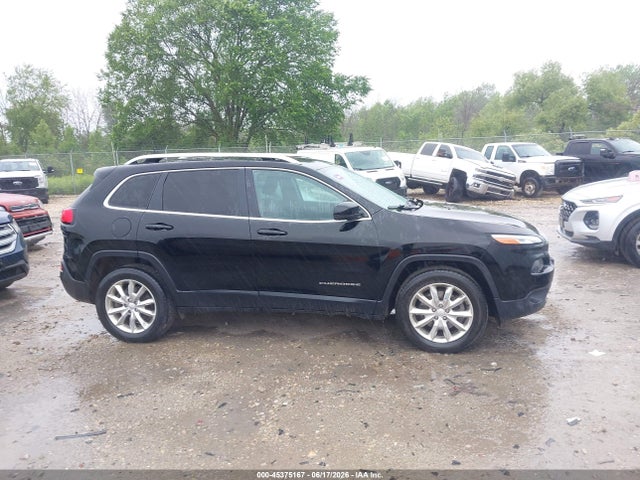 2017 Jeep Cherokee Limited 4x4 მანქანა იყიდება აუქციონზე, vin: 1C4PJMDB6HW634517, აუქციონის ნომერი: 45375167