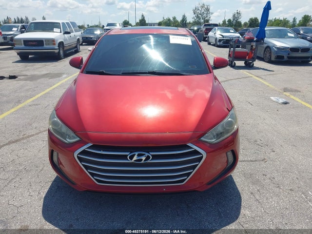 2017 Hyundai Elantra Value Edition მანქანა იყიდება აუქციონზე, vin: 5NPD84LF6HH124273, აუქციონის ნომერი: 45375191