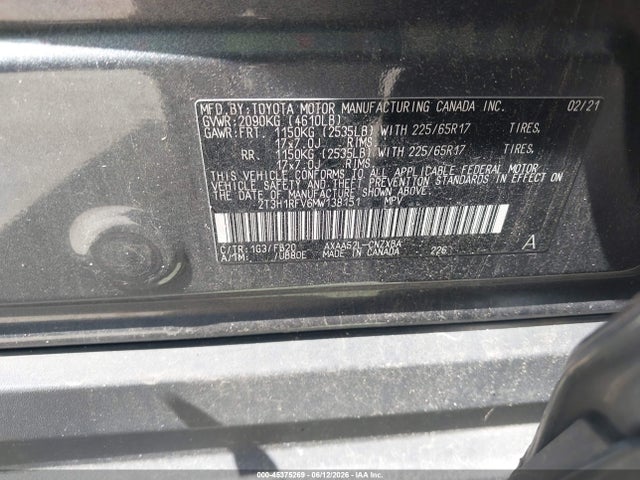 Toyota RAV4 LE 2021 2T3H1RFV6MW138151 Image 9