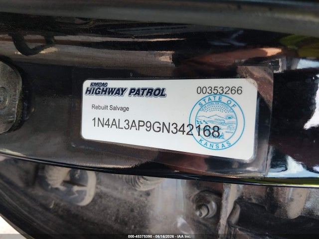 1N4AL3AP9GN342168 Nissan Altima 2.5 S