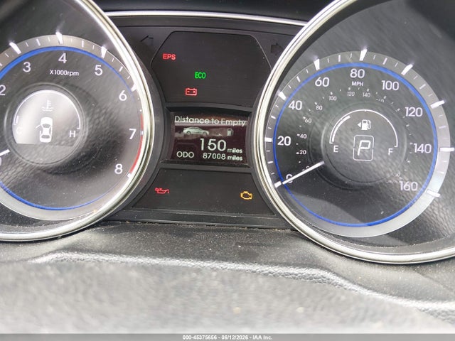 2013 Hyundai Sonata Gls მანქანა იყიდება აუქციონზე, vin: 5NPEB4AC9DH683616, აუქციონის ნომერი: 45375656