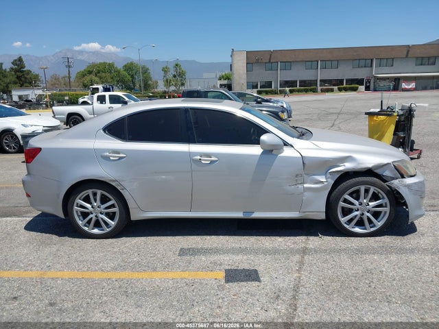 45375687 :رقم المزاد ، JTHBK262272045767 vin ، 2007 Lexus Is 250 مزاد بيع