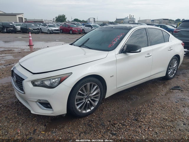 Продаж на аукціоні авто 2018 Infiniti Q50 3.0t Luxe, vin: JN1EV7AP5JM590849, номер лоту: 45375706
