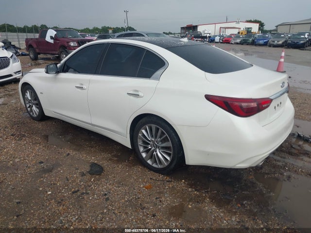Продаж на аукціоні авто 2018 Infiniti Q50 3.0t Luxe, vin: JN1EV7AP5JM590849, номер лоту: 45375706
