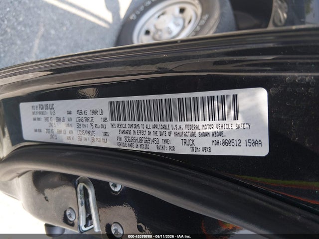 Aukcja sprzedaży 2015 Ram 2500 Tradesman, vin: 3C6UR5HJ8FG691453, numer aukcji: 45375785