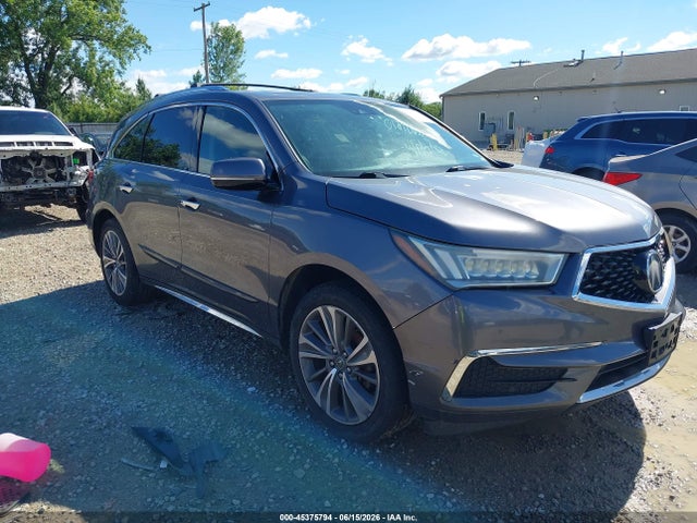 2017 Acura Mdx Technology Package მანქანა იყიდება აუქციონზე, vin: 5J8YD3H56HL000718, აუქციონის ნომერი: 45375794