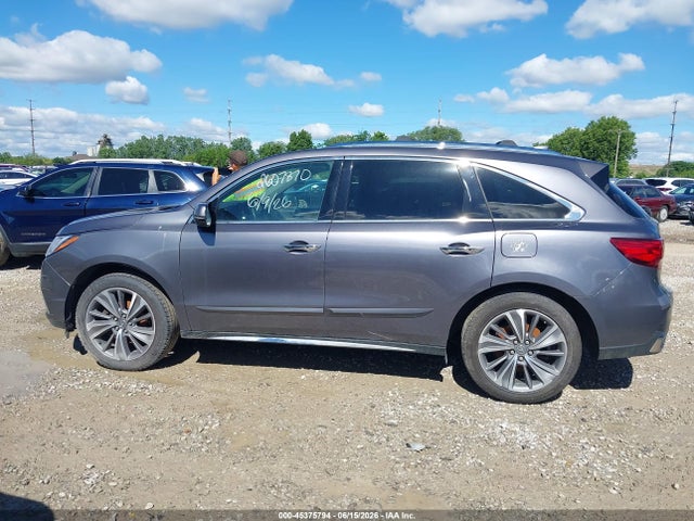 2017 Acura Mdx Technology Package მანქანა იყიდება აუქციონზე, vin: 5J8YD3H56HL000718, აუქციონის ნომერი: 45375794