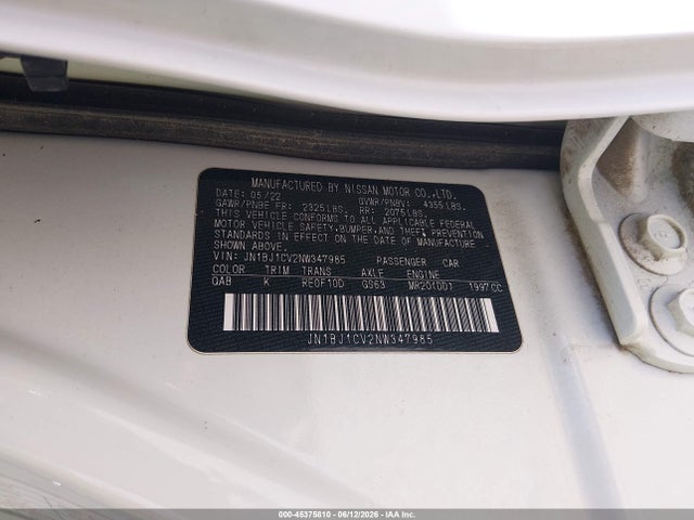 JN1BJ1CV2NW347985 Nissan Rogue Sport Sl Fwd Xtronic Cvt