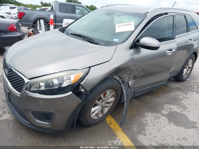 45375953 :رقم المزاد ، 5XYPG4A37GG101065 vin ، 2016 Kia Sorento 2.4l Lx مزاد بيع