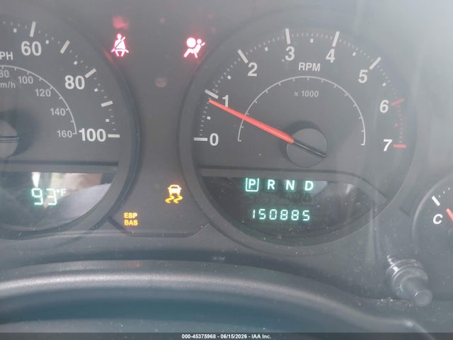 45375968 :رقم المزاد ، 1J4GB39157L124922 vin ، 2007 Jeep Wrangler Unlimited X مزاد بيع