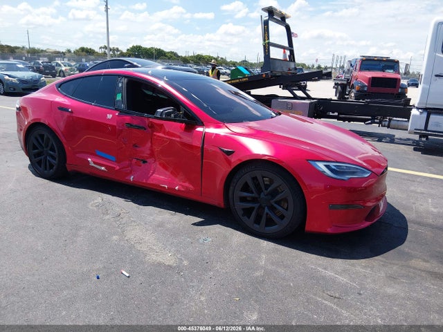 45376049 :رقم المزاد ، 5YJSA1E68MF452083 vin ، 2021 Tesla Model S Plaid Tri Motor All-wheel Drive مزاد بيع