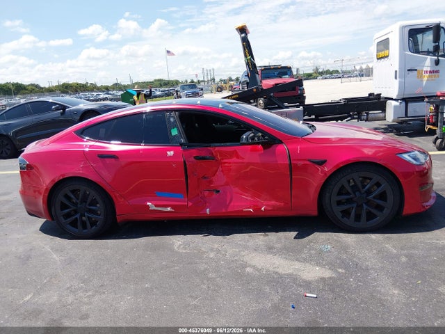 Aukcja sprzedaży 2021 Tesla Model S Plaid Tri Motor All-wheel Drive, vin: 5YJSA1E68MF452083, numer aukcji: 45376049