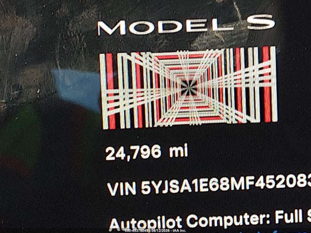 Aukcja sprzedaży 2021 Tesla Model S Plaid Tri Motor All-wheel Drive, vin: 5YJSA1E68MF452083, numer aukcji: 45376049